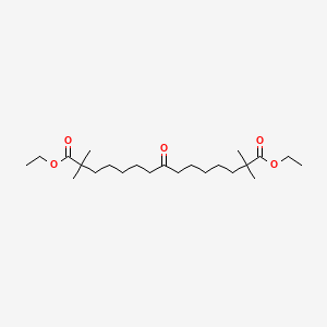 molecular formula C23H42O5 B3029652 2,2,14,14-四甲基-8-氧代十五烷二酸二乙酯 CAS No. 738606-43-4