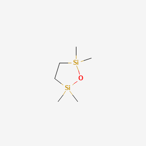 molecular formula C6H16OSi2 B3029661 1-氧杂-2,5-二硅杂环戊烷，2,2,5,5-四甲基- CAS No. 7418-20-4