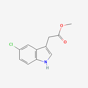 molecular formula C11H10ClNO2 B3029669 2-(5-氯-1H-吲哚-3-基)乙酸甲酯 CAS No. 74339-45-0