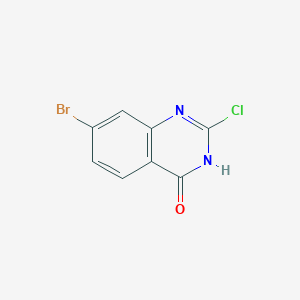 molecular formula C8H4BrClN2O B3029670 7-溴-2-氯喹唑啉-4(3H)-酮 CAS No. 744229-27-4