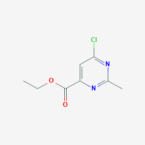 molecular formula C8H9ClN2O2 B3029671 Ethyl 6-chloro-2-methylpyrimidine-4-carboxylate CAS No. 744253-37-0