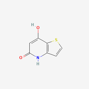 molecular formula C7H5NO2S B3029679 Thieno[3,2-b]pyridine-5,7-diol CAS No. 74695-40-2