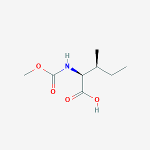 molecular formula C8H15NO4 B3029680 N-Methoxycarbonyl-L-isoleucine CAS No. 74761-39-0