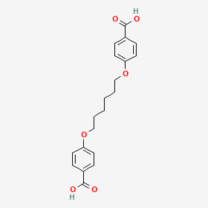 molecular formula C20H22O6 B3029681 1,6-双(对羧基苯氧基)己烷 CAS No. 74774-53-1