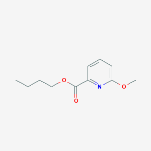 molecular formula C11H15NO3 B3029686 Butyl 6-methoxypyridine-2-carboxylate CAS No. 75-32-1