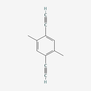 molecular formula C12H10 B3029704 1,4-Diethynyl-2,5-dimethylbenzene CAS No. 75867-45-7