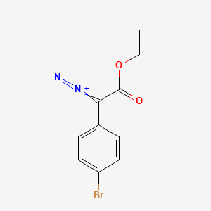 molecular formula C10H9BrN2O2 B3029705 Ethyl 2-(4-bromophenyl)-2-diazoacetate CAS No. 758692-47-6