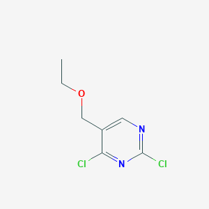 molecular formula C7H8Cl2N2O B3029717 2,4-Dichloro-5-(ethoxymethyl)pyrimidine CAS No. 7627-39-6