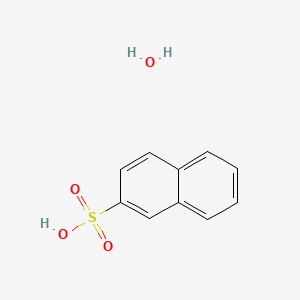 molecular formula C10H10O4S B3029724 Naphthalene-2-sulfonic acid hydrate CAS No. 76530-12-6