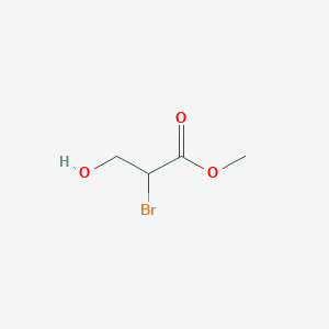 molecular formula C4H7BrO3 B3029729 Methyl 2-bromo-3-hydroxypropanoate CAS No. 7691-28-3