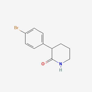 B3029732 3-(4-Bromophenyl)piperidin-2-one CAS No. 769944-71-0