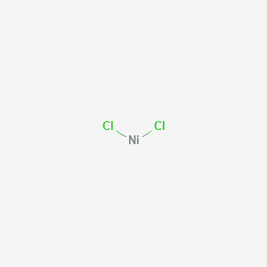 molecular formula NiCl2<br>Cl2Ni B3029738 Nickel chloride CAS No. 7718-54-9
