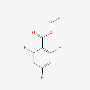 molecular formula C9H7F3O2 B3029747 2,4,6-三氟苯甲酸乙酯 CAS No. 773134-91-1