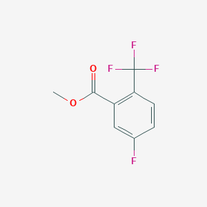 molecular formula C9H6F4O2 B3029750 Methyl 5-fluoro-2-(trifluoromethyl)benzoate CAS No. 773873-90-8