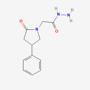 molecular formula C12H15N3O2 B3029752 Phenylpiracetam hydrazide CAS No. 77472-71-0