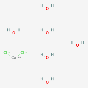 molecular formula CaCl2H2O B3029755 Calcium chloride, hexahydrate CAS No. 7774-34-7