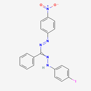 N-(4-iodophenyl)imino-N'-(4-nitroanilino)benzenecarboximidamide