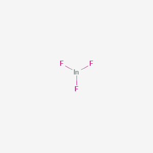 molecular formula InF3<br>F3In B3029761 Indium trifluoride CAS No. 7783-52-0