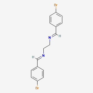 (N1Z,N2Z)-N1,N2-Bis(4-bromobenzylidene)ethane-1,2-diamine