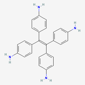 molecular formula C26H24N4 B3029787 4,4',4'',4'''-(乙烯-1,1,2,2-四基)四苯胺 CAS No. 78525-34-5