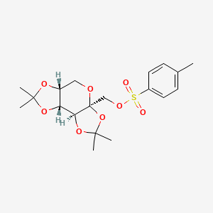 molecular formula C19H26O8S B3029789 2,3:4,5-Di-O-isopropylidene-1-O-p-toluenesulfonyl-beta-D-fructopyranose CAS No. 78574-35-3
