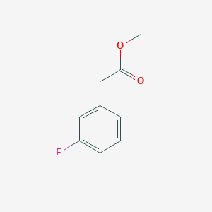 molecular formula C10H11FO2 B3029793 Methyl 2-(3-fluoro-4-methylphenyl)acetate CAS No. 787585-29-9