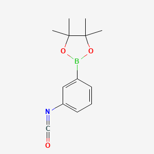 2-(3-Isocyanatophenyl)-4,4,5,5-tetramethyl-1,3,2-dioxaborolane
