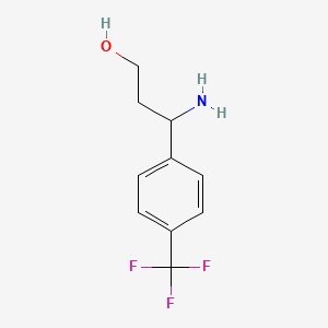 3-Amino-3-(4-(trifluoromethyl)phenyl)propan-1-ol