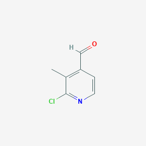 molecular formula C7H6ClNO B3029804 2-氯-3-甲基异烟酰醛 CAS No. 790696-96-7