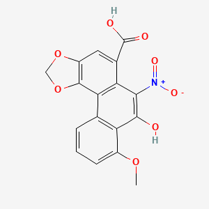 molecular formula C17H11NO8 B3029807 7-Hydroxyaristolochate A CAS No. 79185-75-4