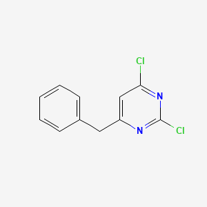 molecular formula C11H8Cl2N2 B3029818 4-Benzyl-2,6-dichloropyrimidine CAS No. 796095-89-1