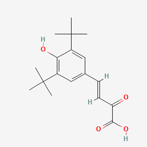 molecular formula C18H24O4 B3029819 GABAB receptor antagonist 1 CAS No. 797-17-1
