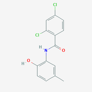 molecular formula C14H11Cl2NO2 B302983 2,4-dichloro-N-(2-hydroxy-5-methylphenyl)benzamide 