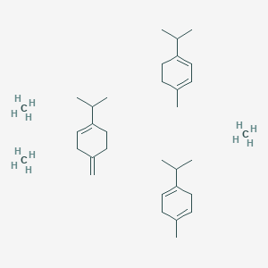 methane;4-methylidene-1-propan-2-ylcyclohexene;1-methyl-4-propan-2-ylcyclohexa-1,3-diene;1-methyl-4-propan-2-ylcyclohexa-1,4-diene