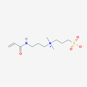 molecular formula C11H22N2O4S B3029853 3-[二甲基-[3-(丙-2-烯酰氨基)丙基]氮鎓基]丙烷-1-磺酸盐 CAS No. 80293-60-3