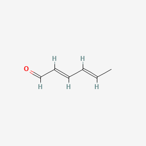 molecular formula C6H8O B3029854 2,4-己二烯醛 CAS No. 80466-34-8