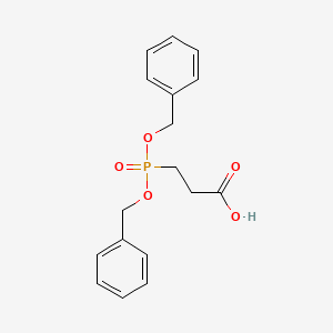 B3029857 3-(Bis(benzyloxy)phosphoryl)propanoic acid CAS No. 805243-04-3