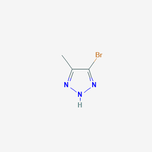 molecular formula C3H4BrN3 B3029858 5-溴-4-甲基-1H-1,2,3-三唑 CAS No. 805315-83-7