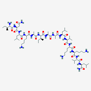 molecular formula C71H133N19O15 B3029859 Mast Cell Degranulating Peptide HR-1 CAS No. 80533-94-4