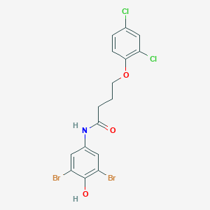 molecular formula C16H13Br2Cl2NO3 B302986 N-(3,5-dibromo-4-hydroxyphenyl)-4-(2,4-dichlorophenoxy)butanamide 