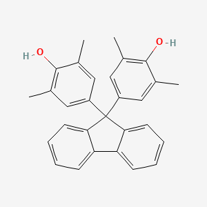 molecular formula C29H26O2 B3029862 4,4'-(9h-芴-9,9-二基)双(2,6-二甲基苯酚) CAS No. 80850-00-6