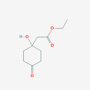 Ethyl 2-(1-hydroxy-4-oxocyclohexyl)acetate