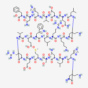 molecular formula C125H199N39O33S B3029874 Pth (13-34) (human) CAS No. 81306-64-1
