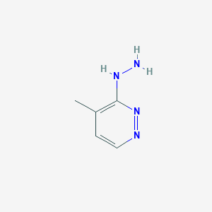 molecular formula C5H8N4 B3029897 3-Hydrazinyl-4-methylpyridazine CAS No. 82426-93-5