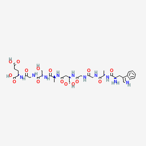 molecular formula C35H48N10O15 B3029900 (b-Asp5)-促δ睡眠肽 CAS No. 82602-88-8
