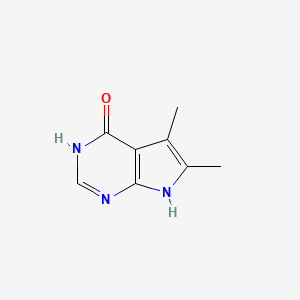 5,6-Dimethyl-7H-pyrrolo[2,3-d]pyrimidin-4-ol