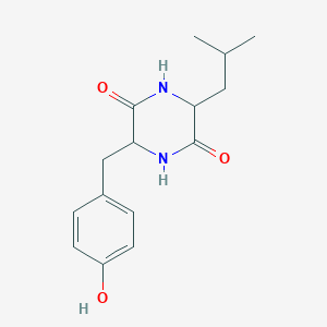 molecular formula C15H20N2O3 B3029904 Cyclo(Tyr-Leu) CAS No. 82863-65-8