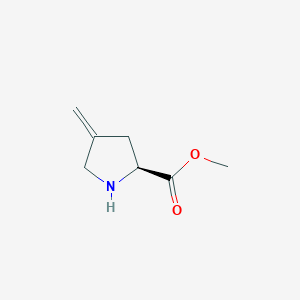 molecular formula C7H11NO2 B3029935 (S)-Methyl 4-methylenepyrrolidine-2-carboxylate CAS No. 84348-40-3