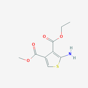 molecular formula C9H11NO4S B3029937 3-Ethyl 4-methyl 2-aminothiophene-3,4-dicarboxylate CAS No. 844502-63-2