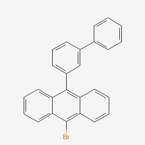 molecular formula C26H17Br B3029938 9-Bromo-10-(3-phenylphenyl)anthracene CAS No. 844679-02-3